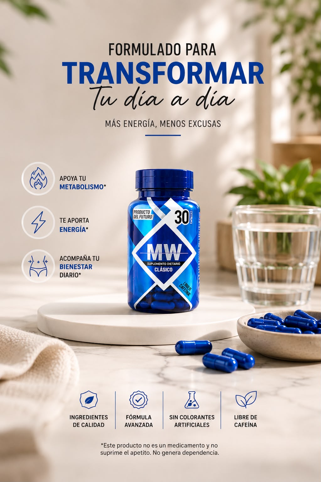MW Classic | Quemador de Grasa Original | Suplemento Dietario | Envíos a Todo Colombia